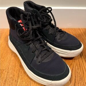 Women’s Black High-Top Sorel Ona Sneakers